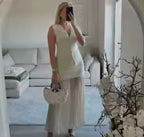 Sera | Knit Button Vest