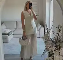 Sera | Knit Button Vest