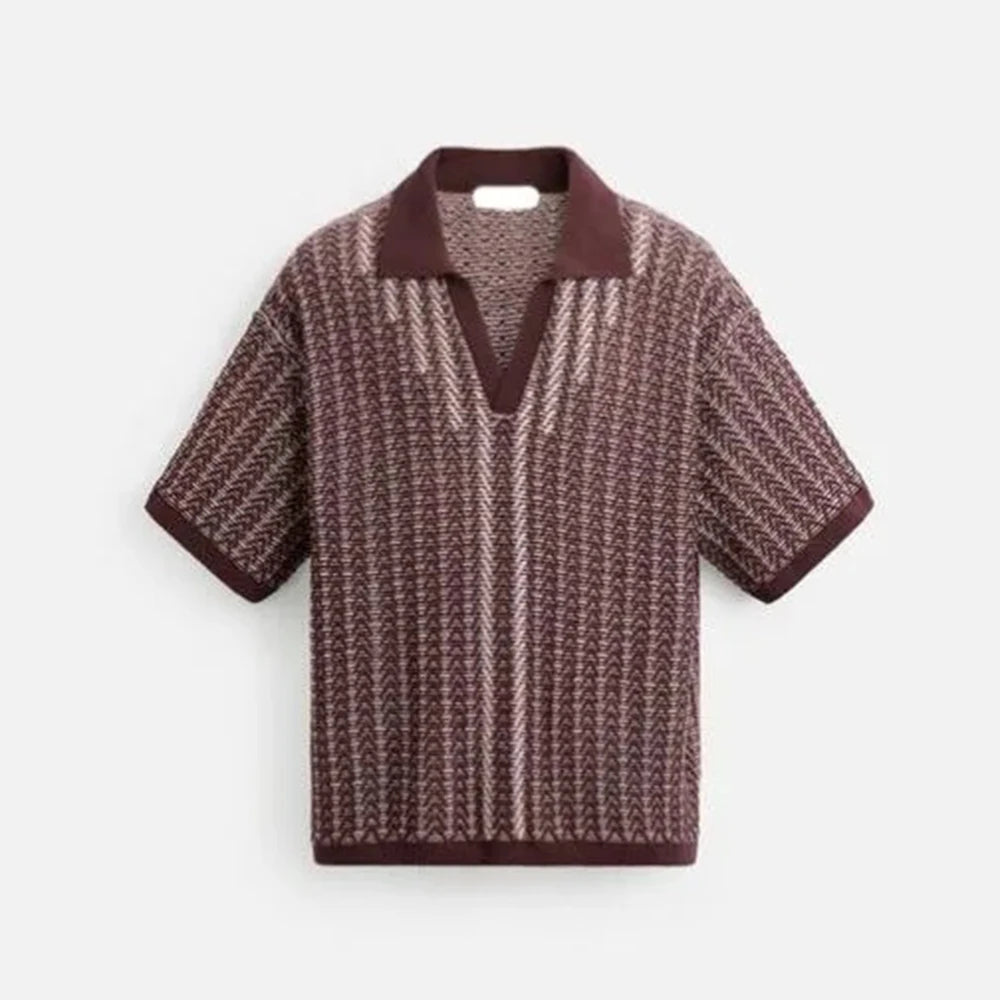 Richard | Retro Knit Polo