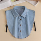 Aster & Wolfe Denim Detachable Collar
