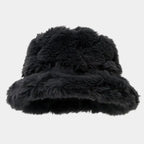Sable Quilted Faux Fur Bucket Hat