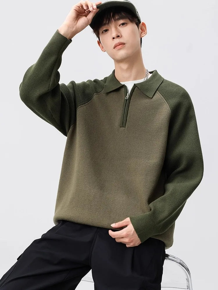 Matteo | Half-Zip Knit Polo