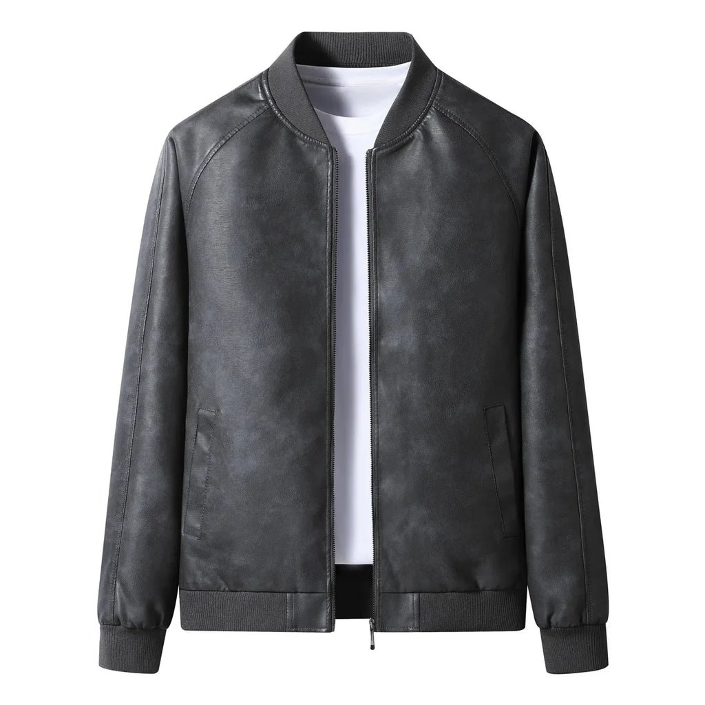 Aster & Wolfe Oslo Leather Bomber