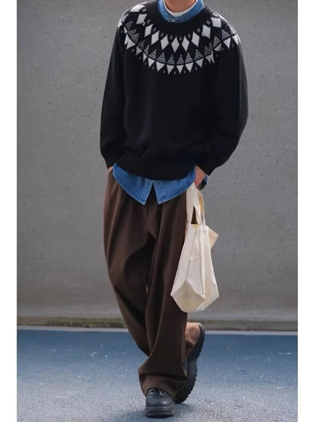 Claude | Pleated Wide Leg Trousers