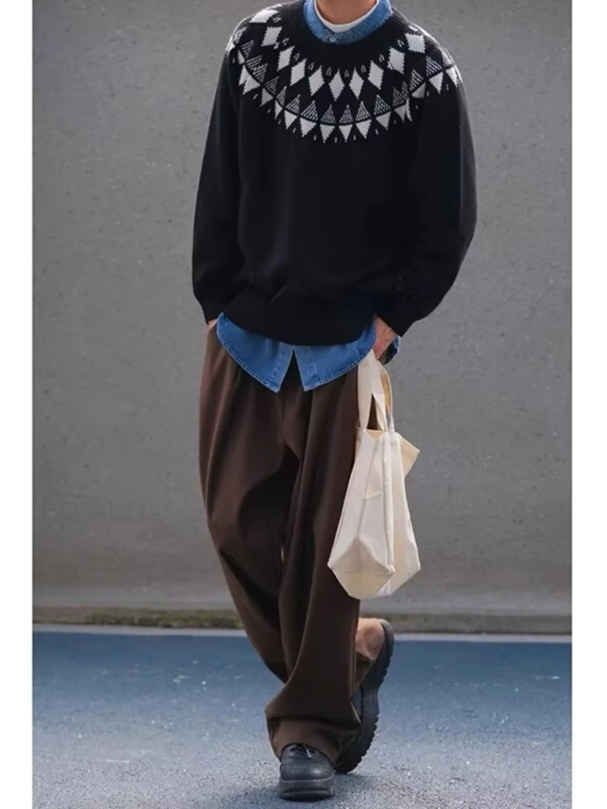 Claude | Pleated Wide Leg Trousers