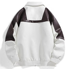 Zurich | Panelled Leather Jacket