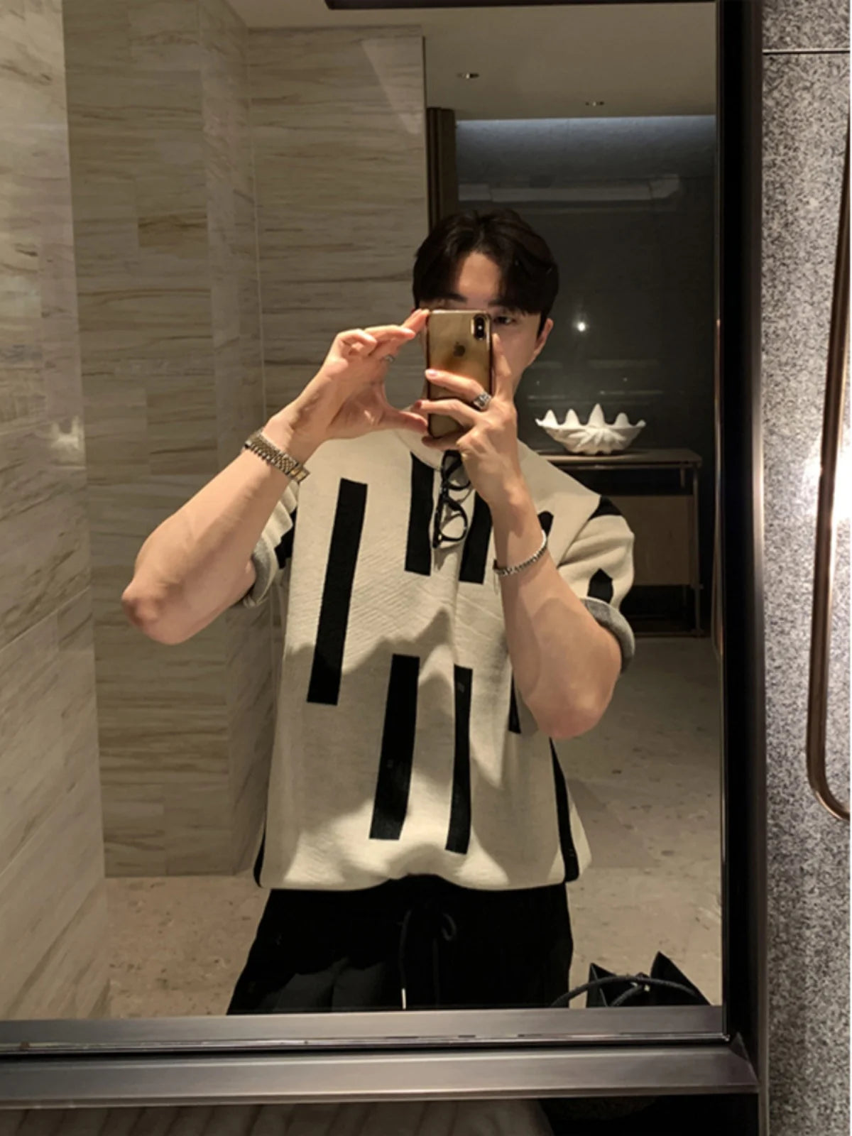 Pierce | Pattern Knit Tee