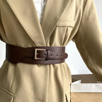 Veronika | Wide Leather Waist Belt