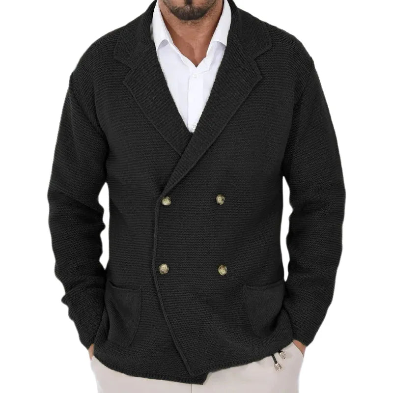 Marc | Double Breasted Knit Cardigan