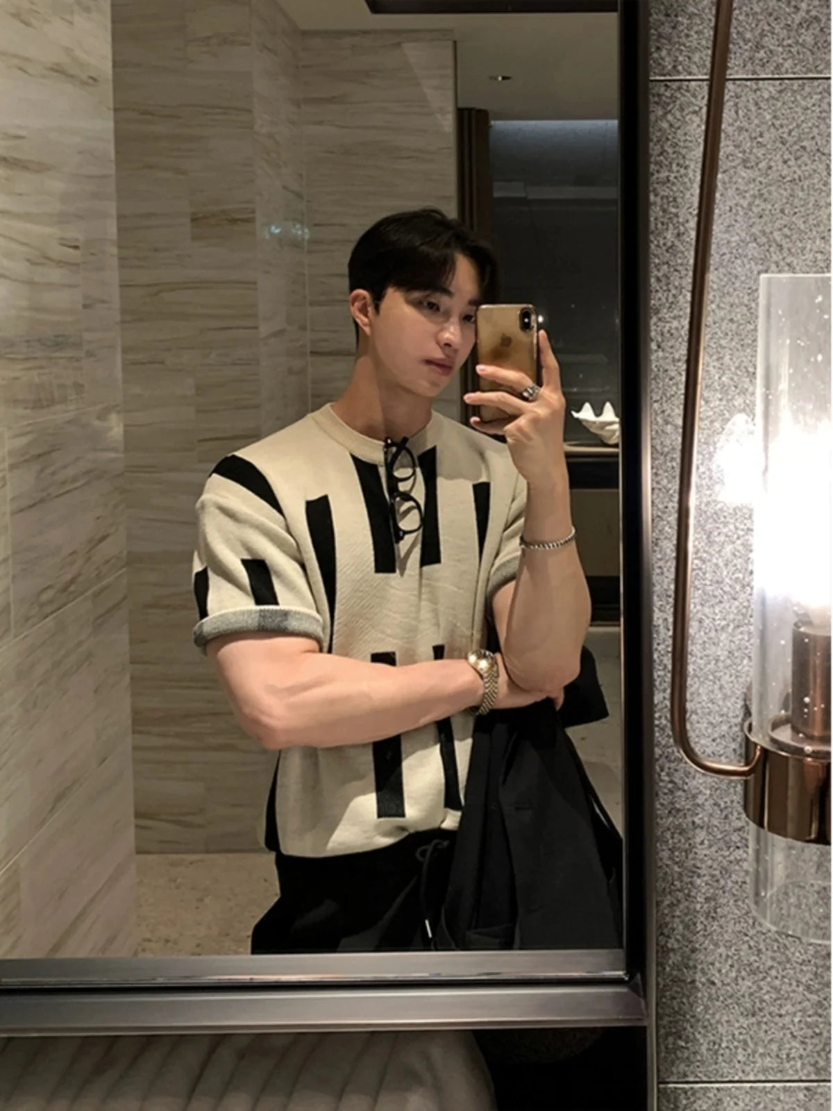 Pierce | Pattern Knit Tee