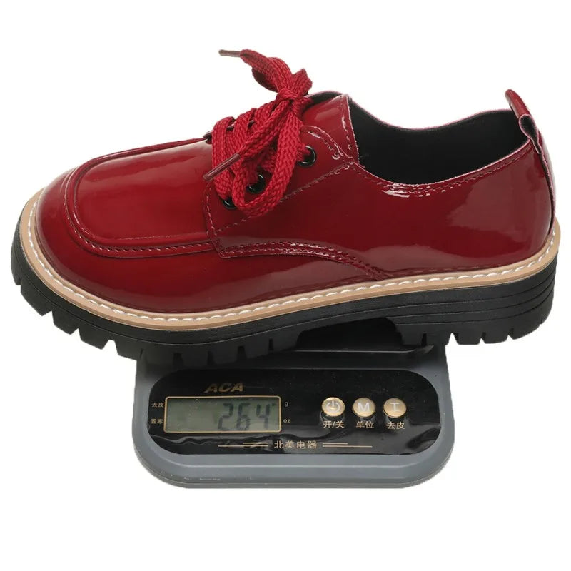 Valentina Patent Leather Oxford Shoes