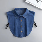 Aster & Wolfe Denim Detachable Collar