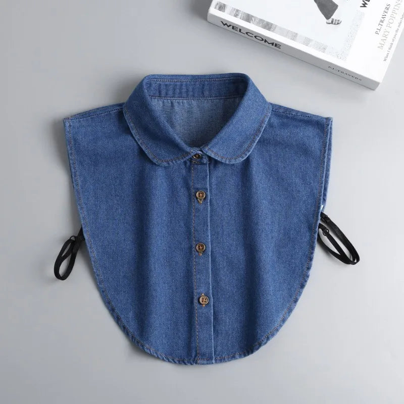 Aster & Wolfe Denim Detachable Collar