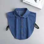 Aster & Wolfe Denim Detachable Collar