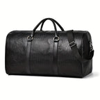 Preston Embossed Leather Weekender Bag