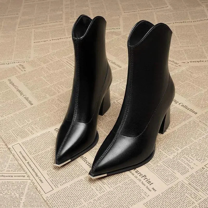 Diane | Pointed Toe Ankle Boots