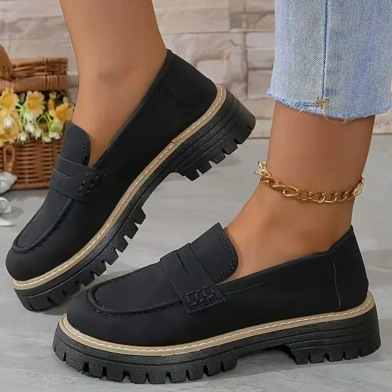 Lena Chunky Sole Loafers