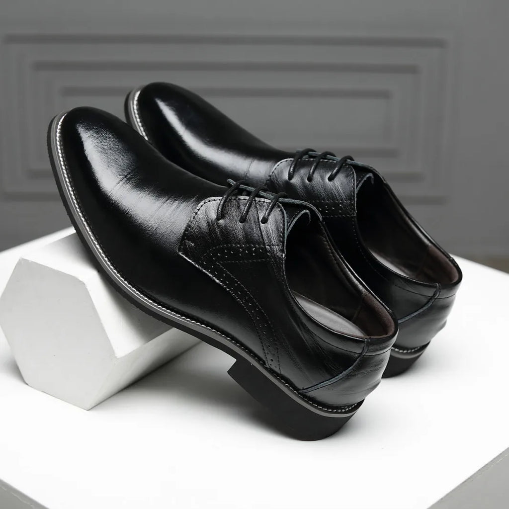 Harrington Polished Leather Derbys
