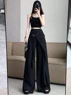 Aria | Draped Trouser with Belt