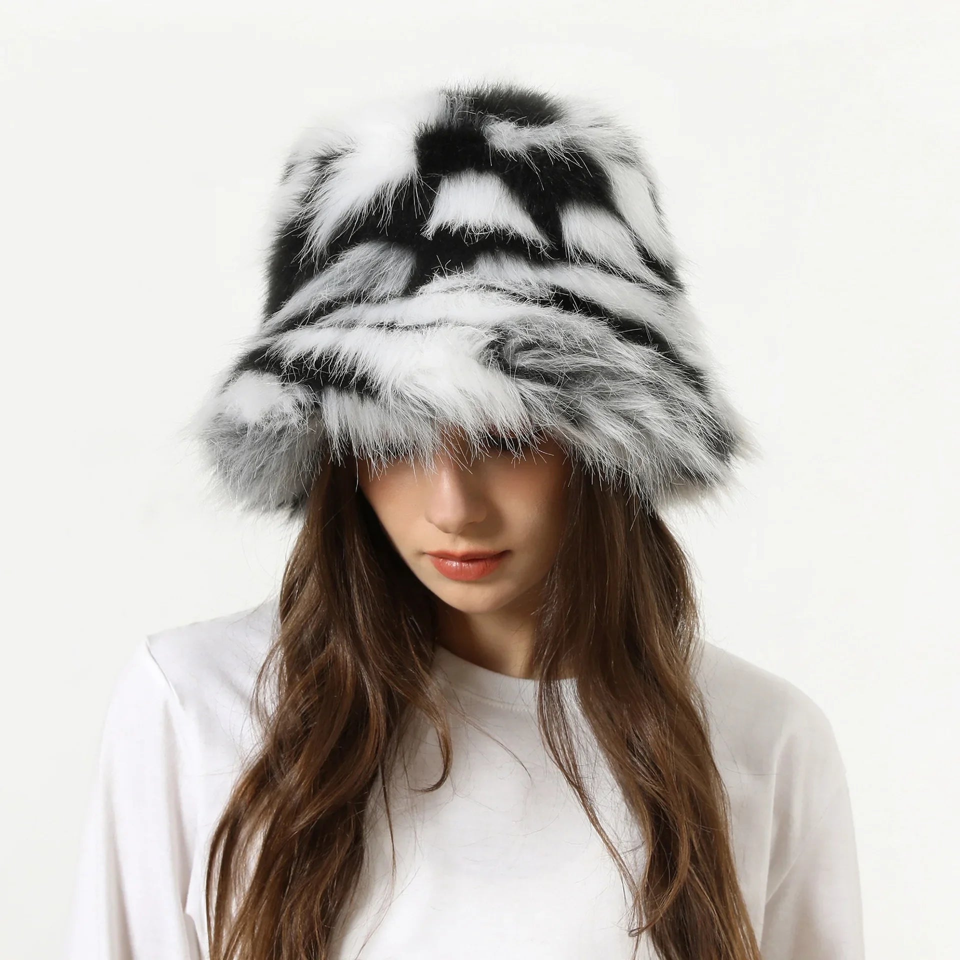 Vivienne |  Faux Fur Bucket Hat