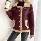 Alara | Elegant Faux Fur-Lined Coat