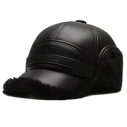 Draven Faux Leather Hat