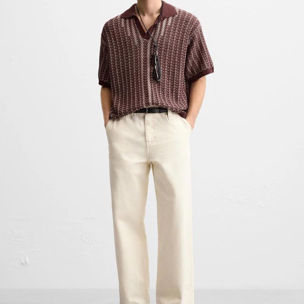 Richard | Retro Knit Polo