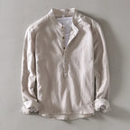 Arturo | Linen mandarin shirt