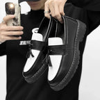 Vincent | Two-Tone Tassel Loafers