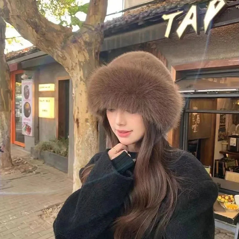 Lumi Faux Fur Bucket Hat