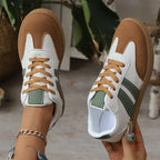 Fiona | Retro Stripe Sneakers