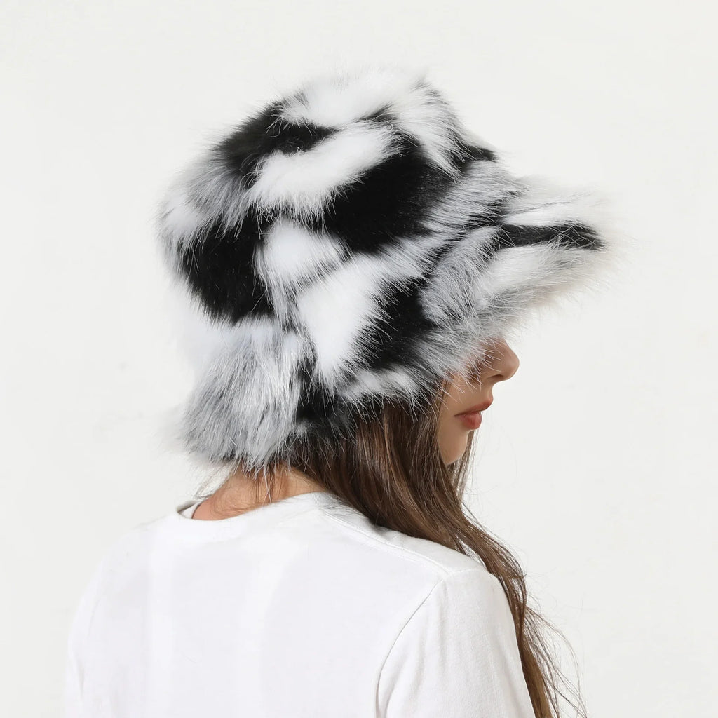 Vivienne |  Faux Fur Bucket Hat