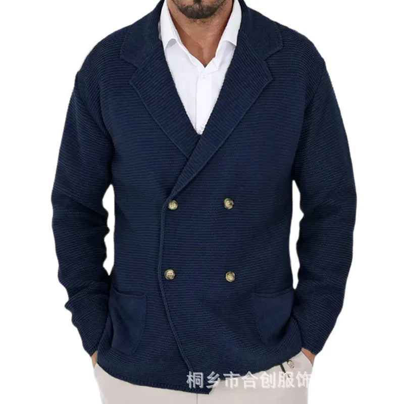 Marc | Double Breasted Knit Cardigan