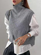 Ines | Wool Turtleneck Vest