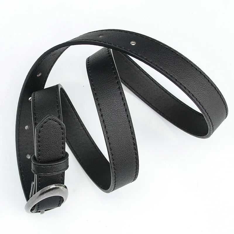 Noelle Oval Buckle Belt