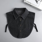 Aster & Wolfe Denim Detachable Collar