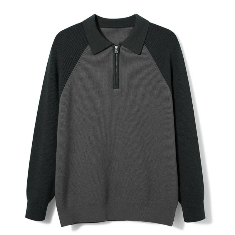 Matteo | Half-Zip Knit Polo