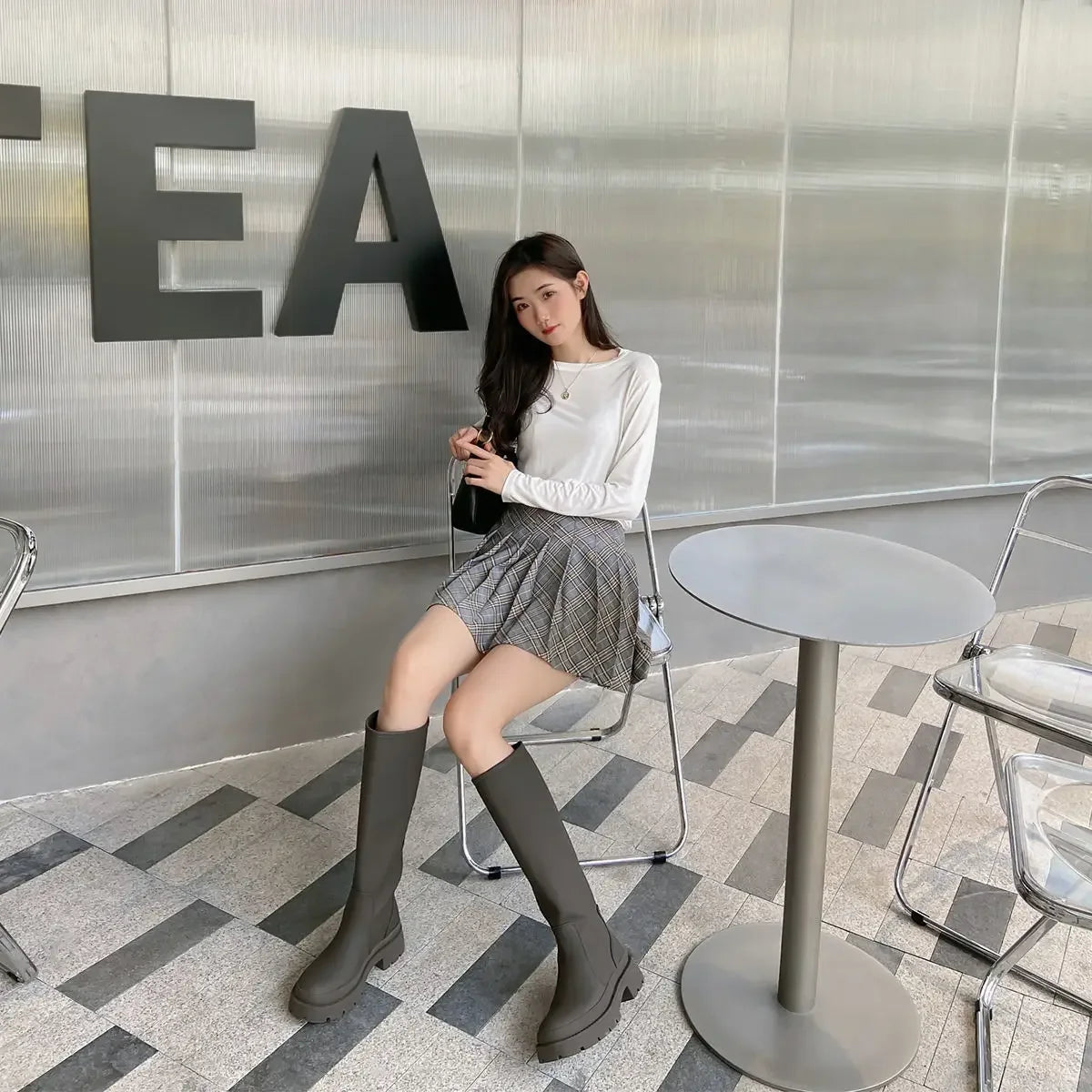 Rosa | Tall Platform Boots