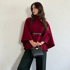Savoy Cape Jacket with Belt