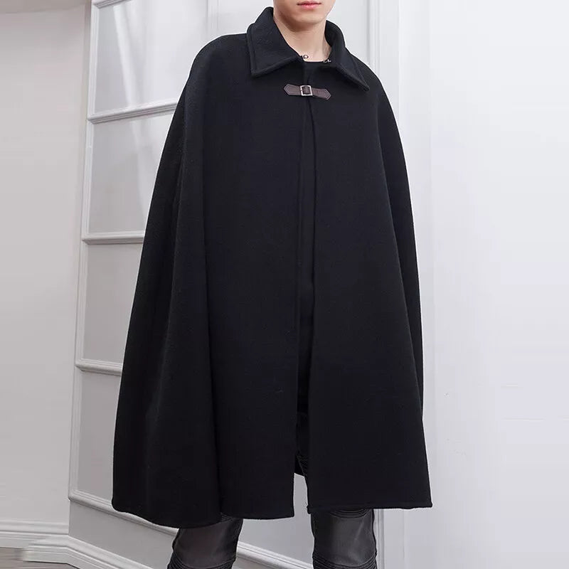 Lucien | Wool Cape Coat