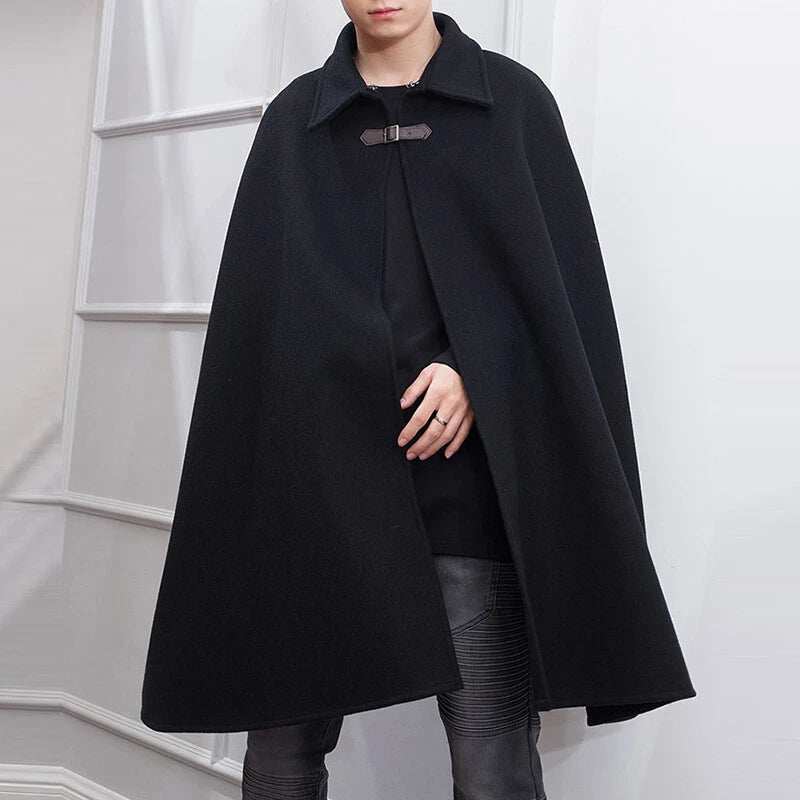 Lucien | Wool Cape Coat