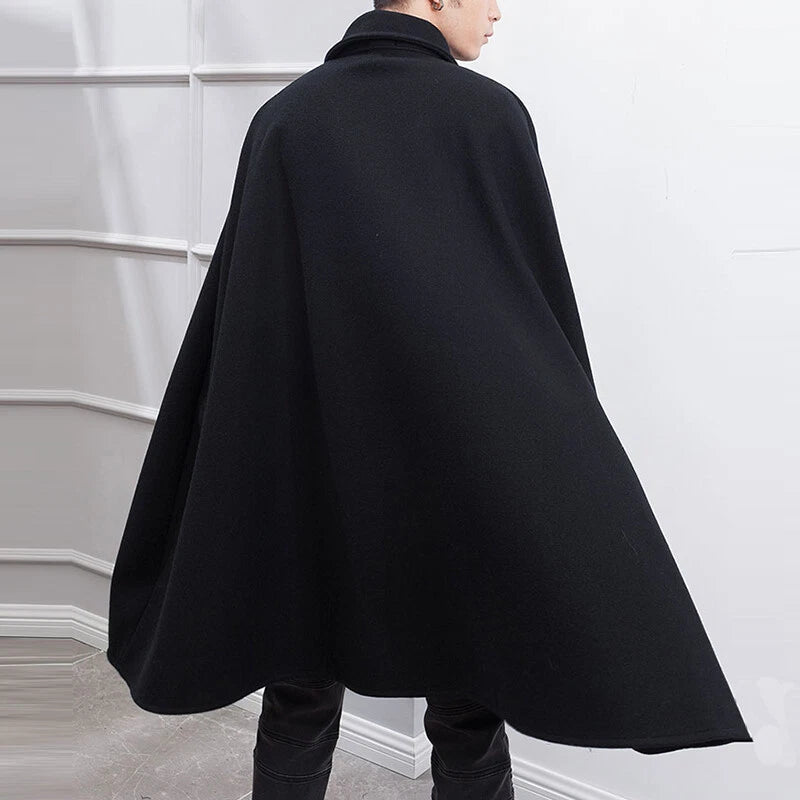Lucien | Wool Cape Coat