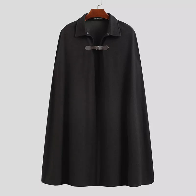 Lucien | Wool Cape Coat