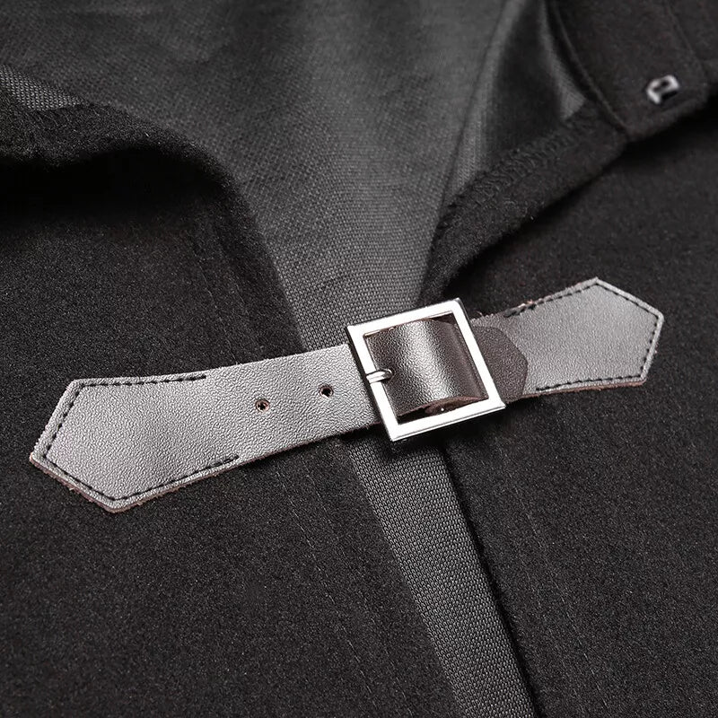 Lucien | Wool Cape Coat